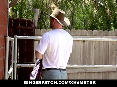 Gingerpatch - ginger in cowboy boots gets cocked