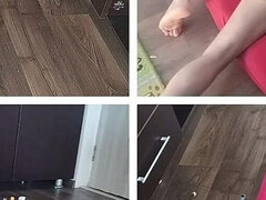 Leie, Paar, Selbstgemacht, Latina, Orgasmus, Muschi