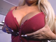 Gorda, Culo grande, Tetas grandes, Mamada, Estilo perrito, Vestido, Pajear, Pov