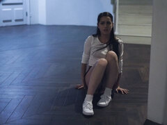 Røv, Pik sutte, Brunette, Hundestilling, Håndjob, Stripning, Teenager, Bryster