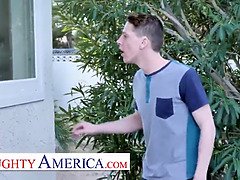 Richelle Ryan fucks her step son's perverted friend