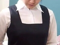 아마추어, 아시안, 큰 가슴, 오랄섹스, 귀여운, 머리카락이 많은, 일본인, 유니폼