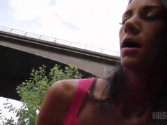 18, Hanrej, Europeisk, Hd, Pengar, Utomhus, Pov, Tonåring