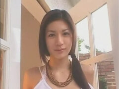 Horny Japanese girl Sara Minami in Exotic Stockings, POV JAV video