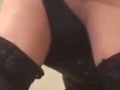 Amatorka, Analny, Dildo, Podwójna penetracja, Bielizna, Chudy, Solo, Wibrator