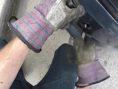 Bad Tow Truck - Brunette cheats on bf for a tow