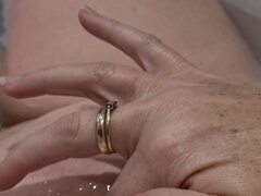 Fingering My Belly Button in the Bath