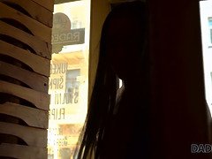 흑갈색 머리, 체코인, Hd, 힐, 대단히, 피어싱, 보지, 청소년