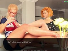 Dreidimensional, Leie, Britisch, Spiele, Lesbisch, Milf, Öffentlich, Rotschopf