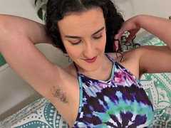 겨드랑이, 큰 가슴, 페티쉬, 머리카락이 많은, 젖가슴