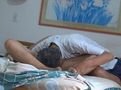 Grosser arsch, Grosser schwanz, Schwarz, Gehörnter ehemann, Lecken, Mutti, Orgasmus, Muschi