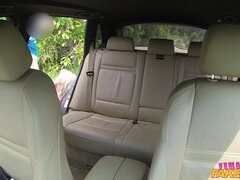 Pretty blond taxi driver has pussy plunged - czech sex