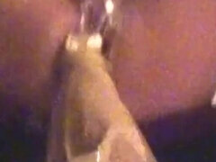 Anal fisting in the gynochair from her perspective