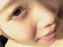 Amatör, Asiatisk, Avsugning, Par, Creampie, Sperma shot, Söt, Pov