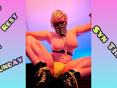 Amatör, Amerikansk, Stor stjärt, Stora tuttar, Underkläder, Shemale, Solo