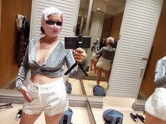 아마추어, 큰 엉덩이, 비키니, 흑갈색 머리, 젖꼭지, 팬티들, 보지, 젖가슴