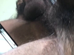 Grote lul, Handbeurt, Masturbatie, Alleen