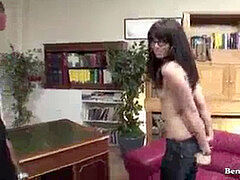 Минет, Британки, Очки, Лизание жопы, Молоденькие, Втроем