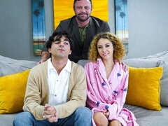 18, 오랄섹스, 도기스타일, 자연의 가슴, 샤워, 빼빼한, 청소년, 젖가슴