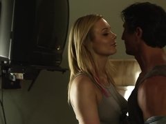 Randy couple is engaged in a little bit of afternoon delight