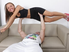 18, Perse, Iso kulli, Takaapäin, Tumma, Sekarotuinen, Luonnolliset tissit, Tissit