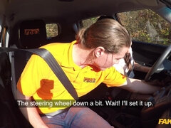 Tattooed Dark Hair Girl Fucks For Licence 1 - Fake Driving School