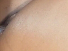 Amateur, Gros cul, Noire, Couple, Éjaculation interne, Tir de sperme, Chatte, Serré