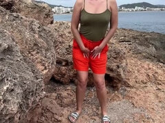 Amatør, Stor røv, Hd, Udendørs, Tisse, Fisse, Snugkigger, Våd