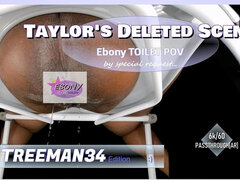 Taylors Deleted Scene Ebony Piss Toilet POV (passthrough)