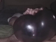 Black Booty Bouncing on My Veiny Cock