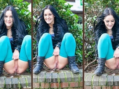 Veľký zadok, Brunetka, Prirodzené prsia, Pissing, Na verejnosti, Teenka, Kozičky, Záchod