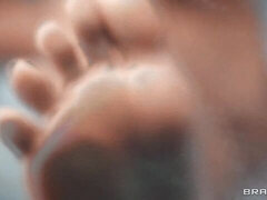 In den arsch, Bad, Grosser arsch, Hundestellung, Hardcore, Masturbation, Titten, Nass