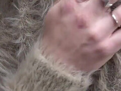 Fuzzy Sweater Changing Jerk off Encouragement