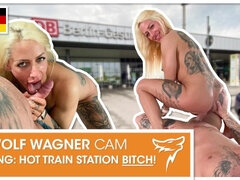 Harleen Van Hynten and Berlin's public cumshot xxx by Wolf Wagner Com
