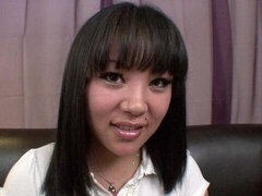 아시안, 큰 음경, 흑갈색 머리, 핸드잡, 대단히, 자연의 가슴, 청소년, 젖가슴