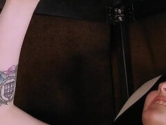 Leie, Grosse titten, Blondine, Solo, Tätowierung