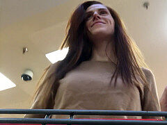 Masturbation, Orgasme, De plein air, Petite femme, Rousse roux