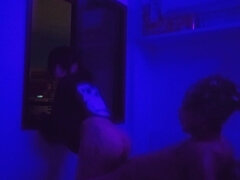 18, Amatør, Stor røv, Pik sutte, Par, Latinsk, Ridning, Teenager