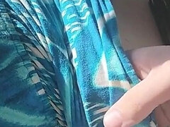 素人, アメリカ人, デカ尻, フェラチオ, 車, 淫乱熟女, パンティ, ハメ撮り