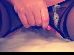 Grosse titten, Fingern, Faustfick, Massage, Masturbation, Solo, Titten