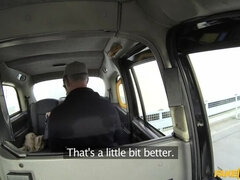 Office romance revenge with London cabby