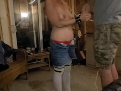 Sadomasochismus, Fesselspiele, Schwanz, Hardcore, Milf, Schmerz, Hintern versohlen, Titten