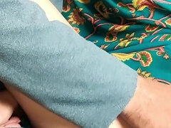 Desi Stepmom Fucked Hardcore by Horny Stepson for Hard Fuck on Sofa with Hindi Dirty Audio