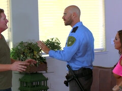 Arschlecken, Grosser schwanz, Grosse titten, Spermaladung, Hd, Natürlichen titten, Büro, Polizei