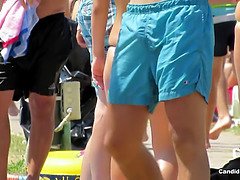 Strand, Kebles, Női, Hd, Házi készítésű, Nudista, Nyilvános, Tini