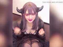 Individual filming Video of a devil mans daughter cosplay distributed and masturbated