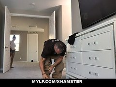 Horny Babysitter Joslyn James Rides Her Boss' Dick