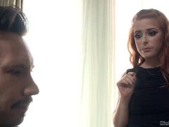 Redhead Penny Pax Gets Anal Hooked & Dominated by Boss Tommy Pistol - Rough BDSM Fuck