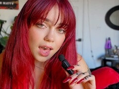 Amatör, Avsugning, Grovt språk, Handjobb, Rödhårig, Tatuering