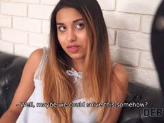 Brilliant teen Roxy Lips satisfied man who came